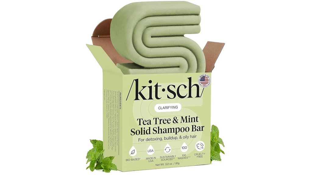 kitsch tea mint shampoo
