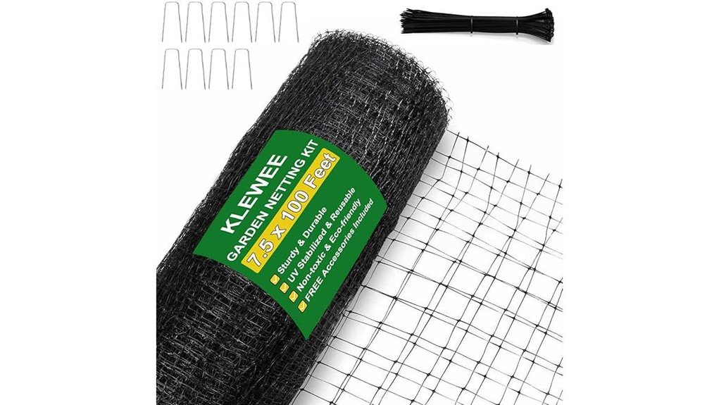 klewee heavy 7 5x100ft netting