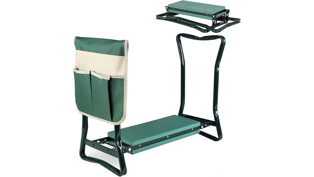 kneeler seat with toolbag