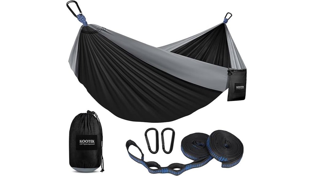 kootek tree strapped portable hammock