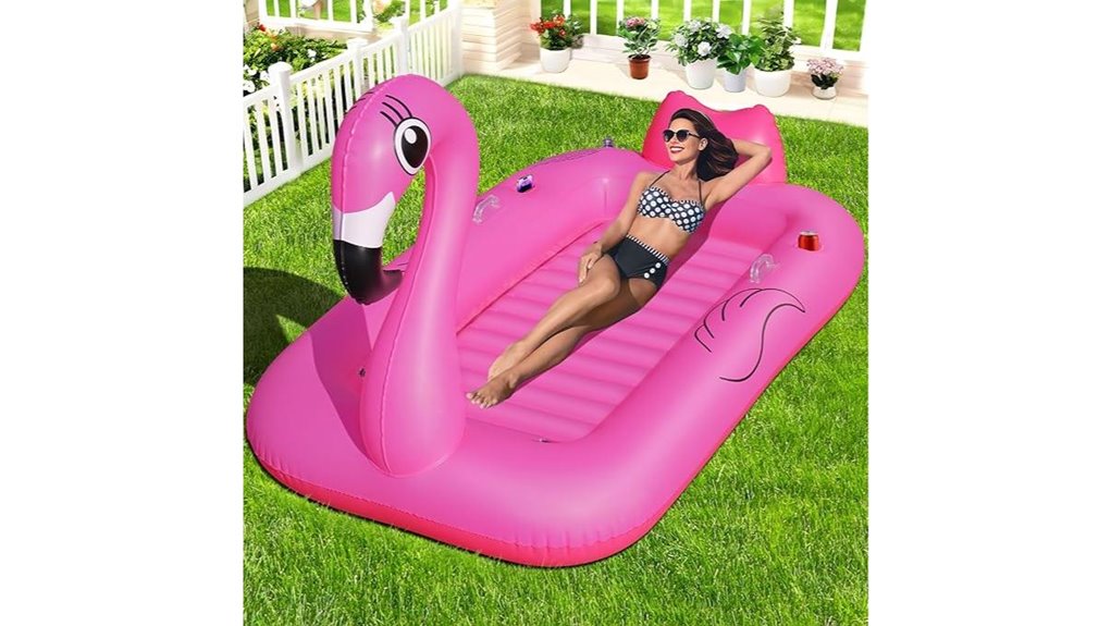 lanaqua flamingo pool lounger
