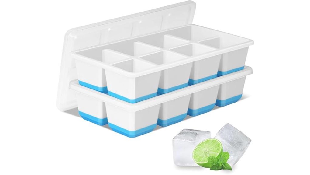large dual silicone trays