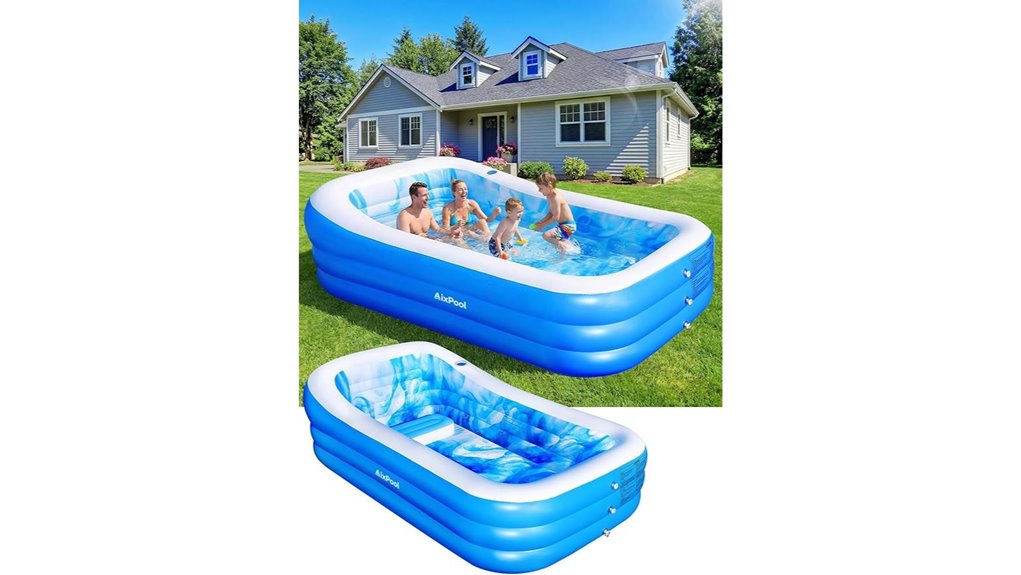large inflatable pool seatheadrest