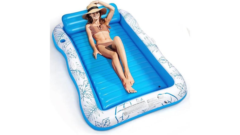 large inflatable sun lounger