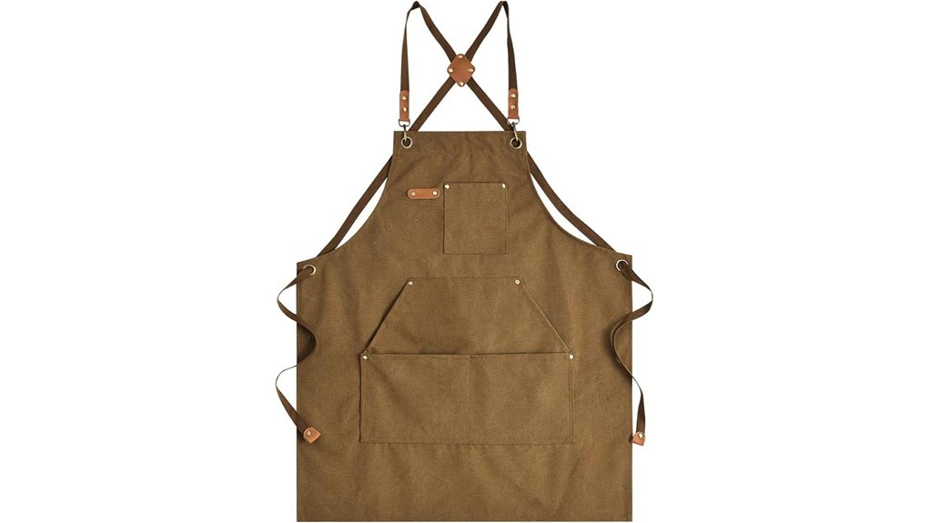 large pocket canvas apron