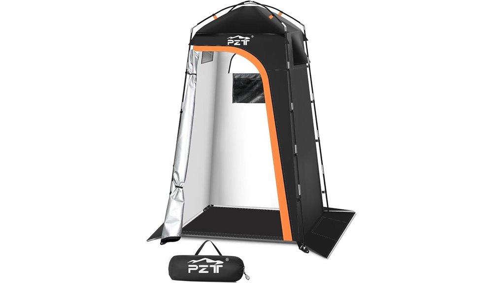 large portable mesh shower tent