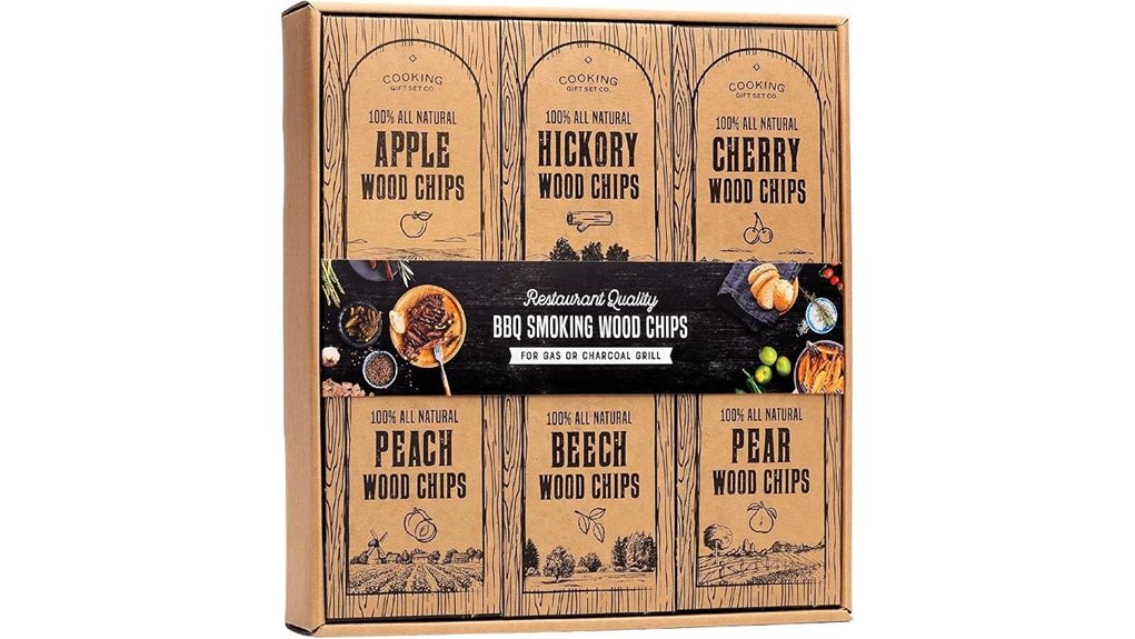 large six flavor wood chips