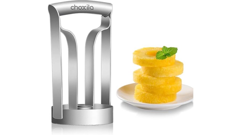 large stainless pineapple corer