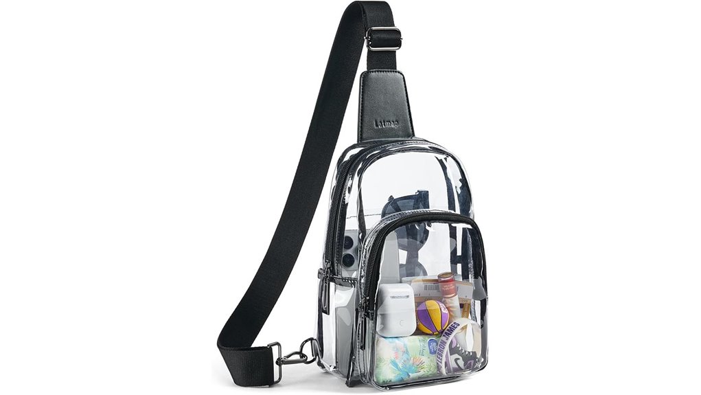 latmap clear crossbody bag