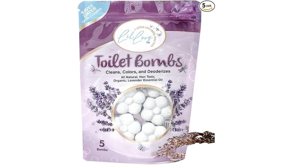lavender toilet bombs set