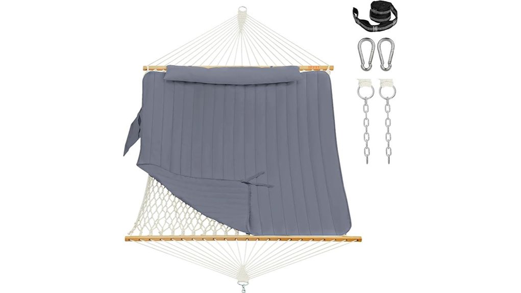 lazy daze gray hammock