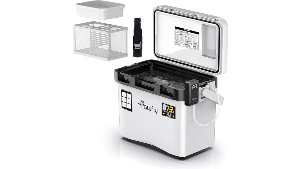 leak proof live bait cooler
