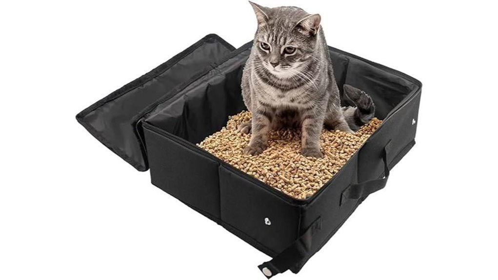 leak proof portable litter box