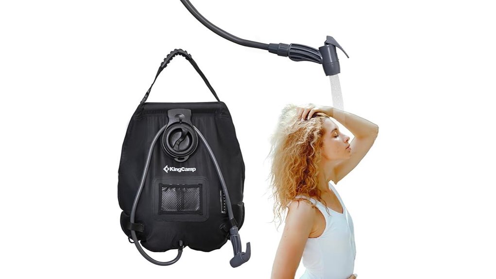 leak proof solar shower bag