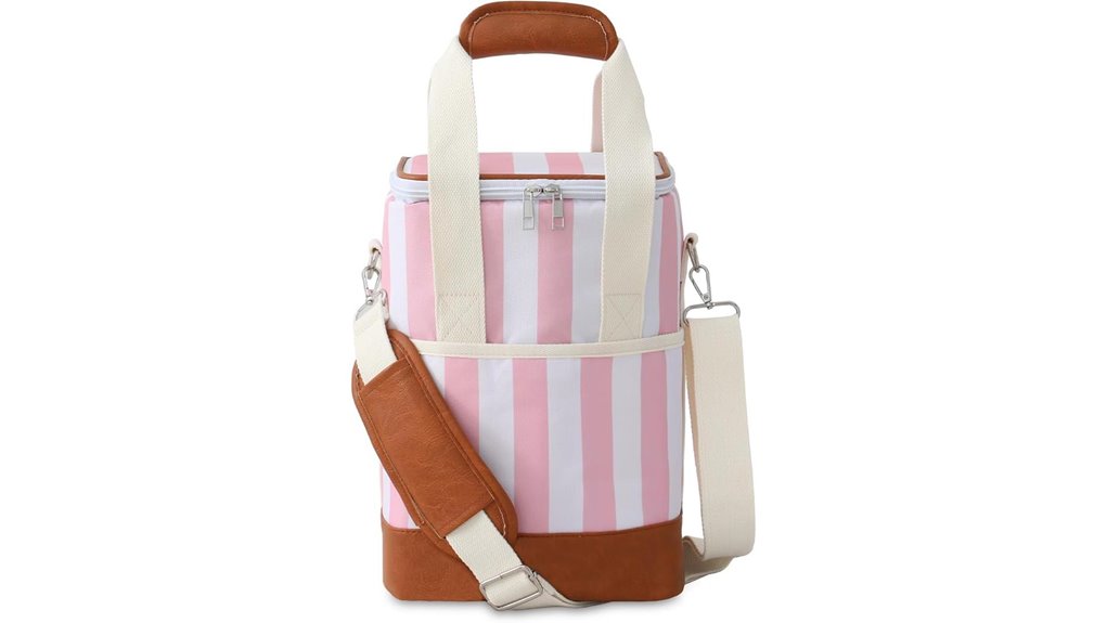 leakproof 4 bottle insulated tote