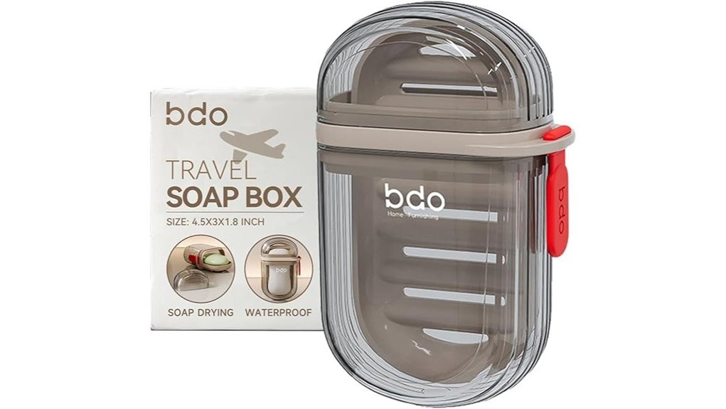 leakproof soap storage case