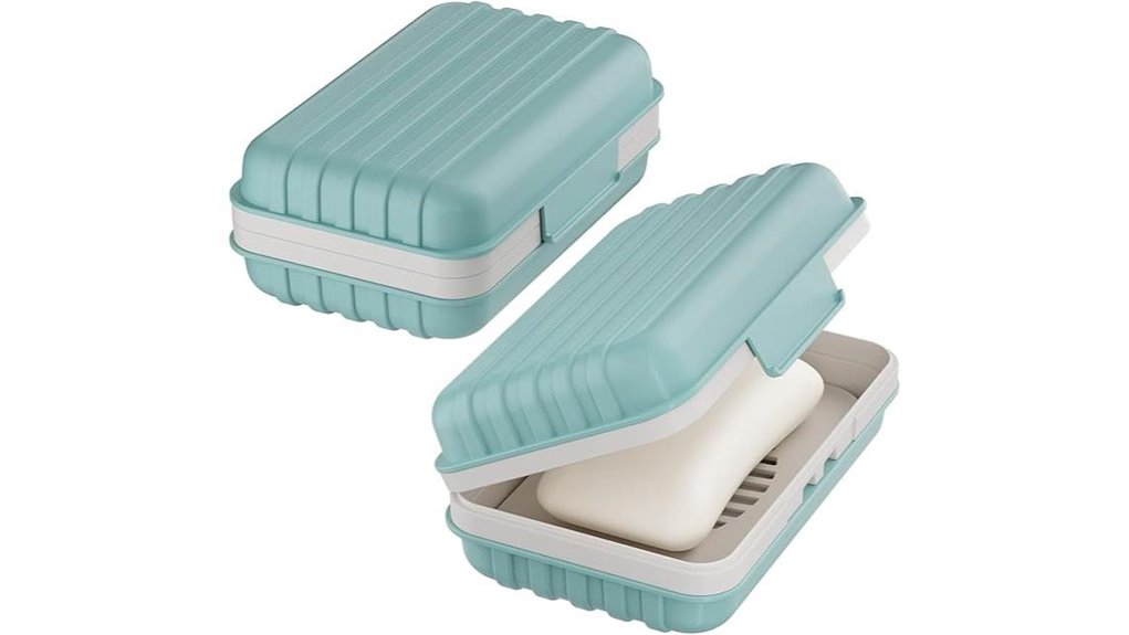 leakproof travel soap holder