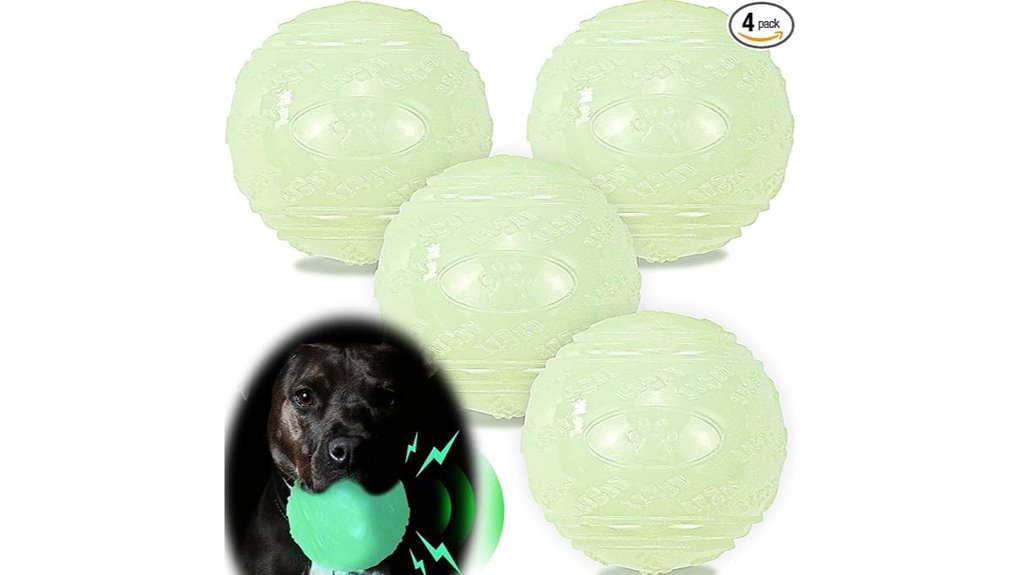 lechong glow squeaky balls