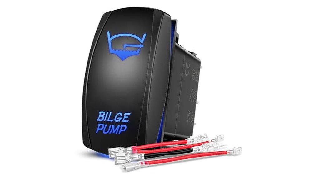 led bilge pump switch