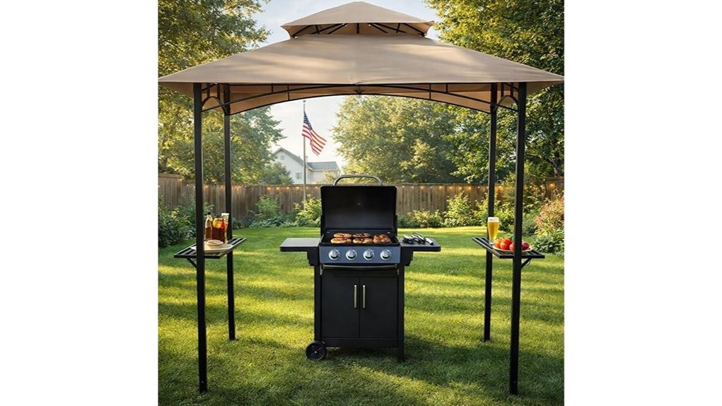 led grill gazebo 8x5