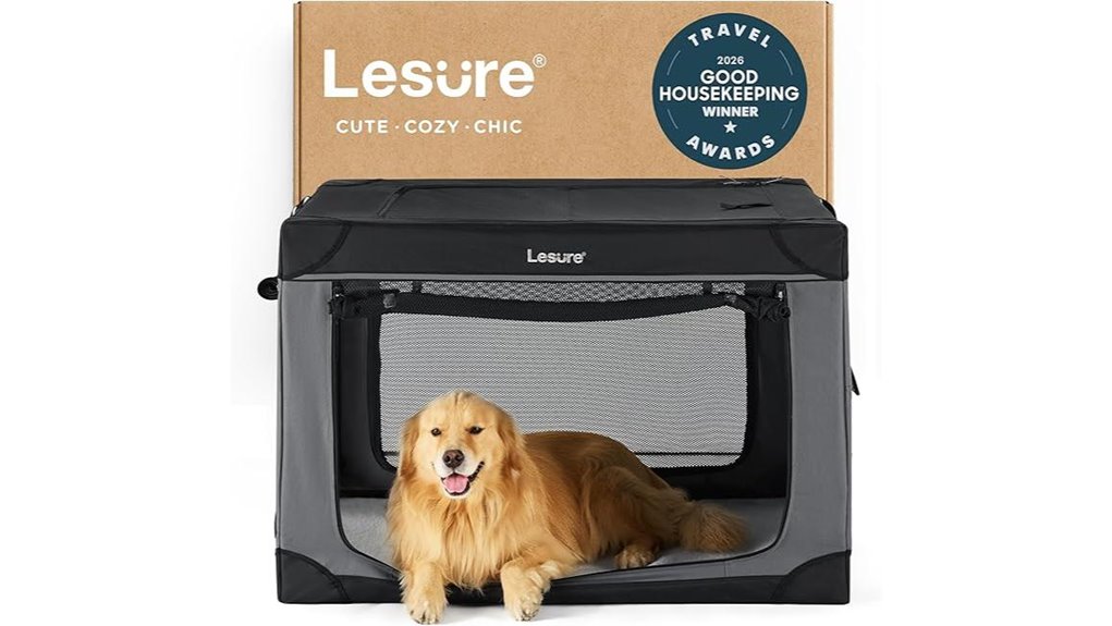 lesure 42 inch collapsible crate
