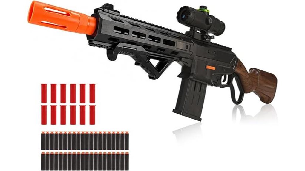 lever action foam blaster scope