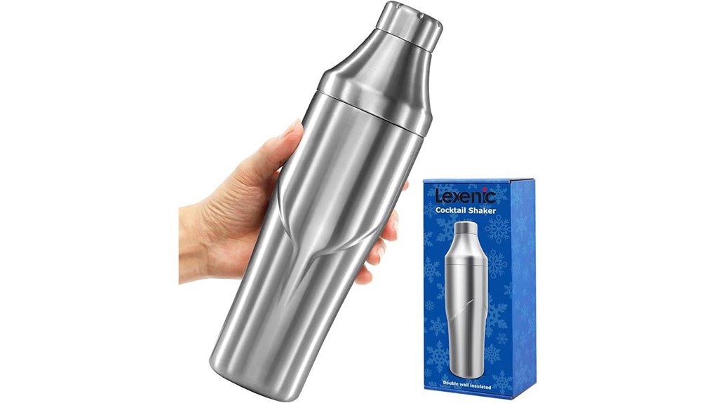 lexenic 24oz double wall shaker