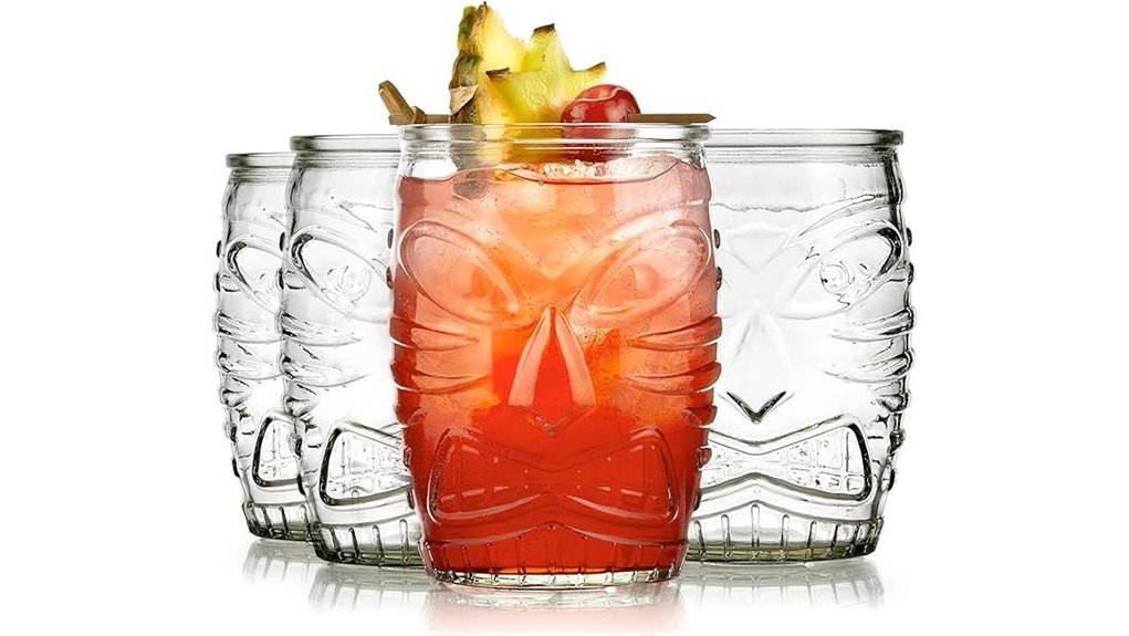 libbey 4 piece tiki old fashioned