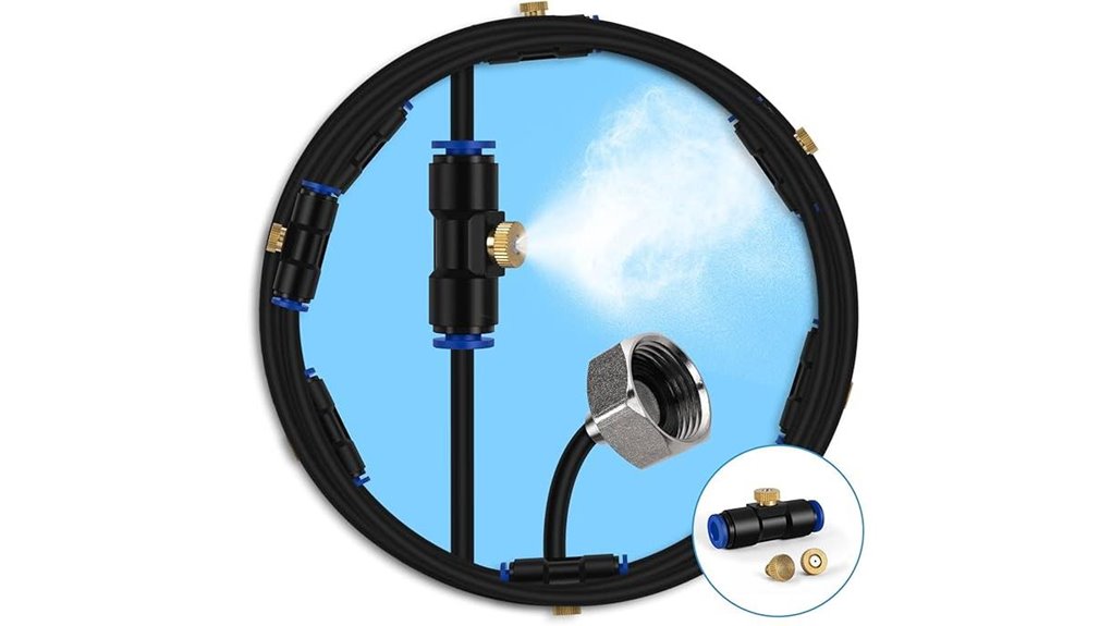 lifeegrn 40ft 10 nozzle misting