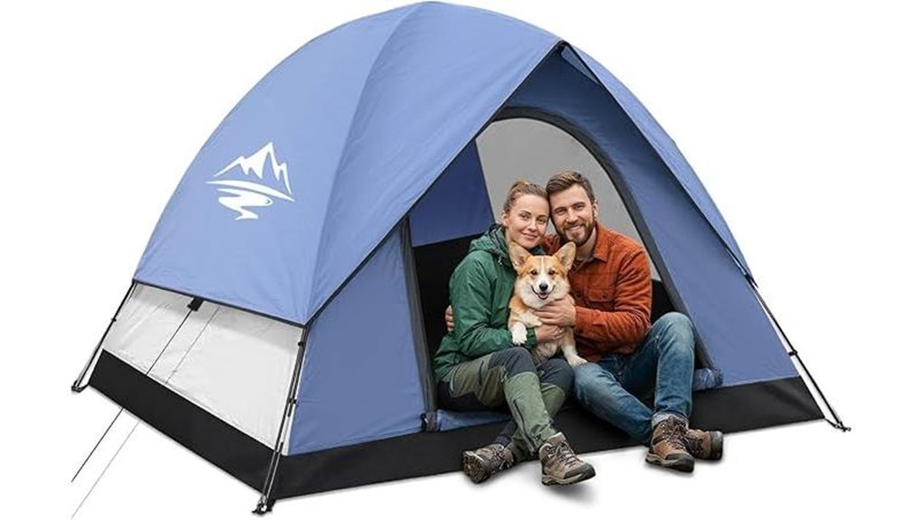 lightweight 2 3 person dome