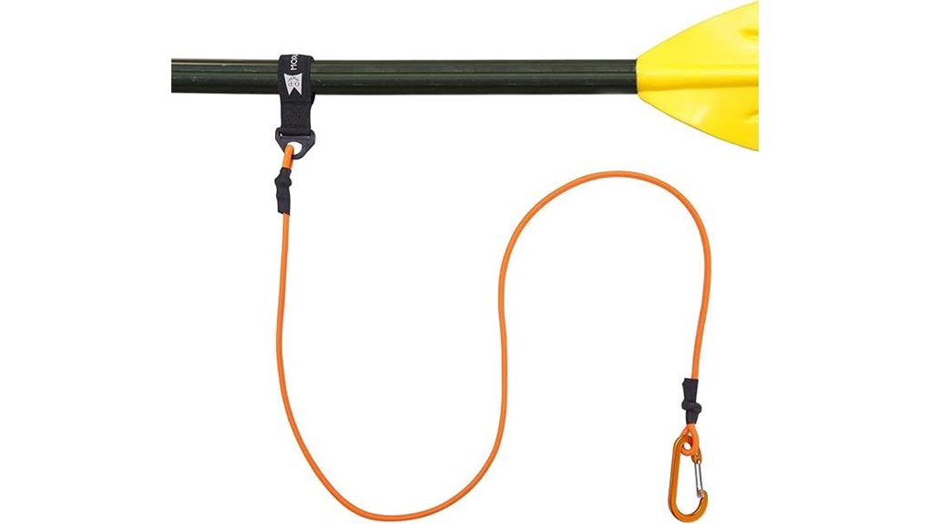 lightweight coiled kayak leash