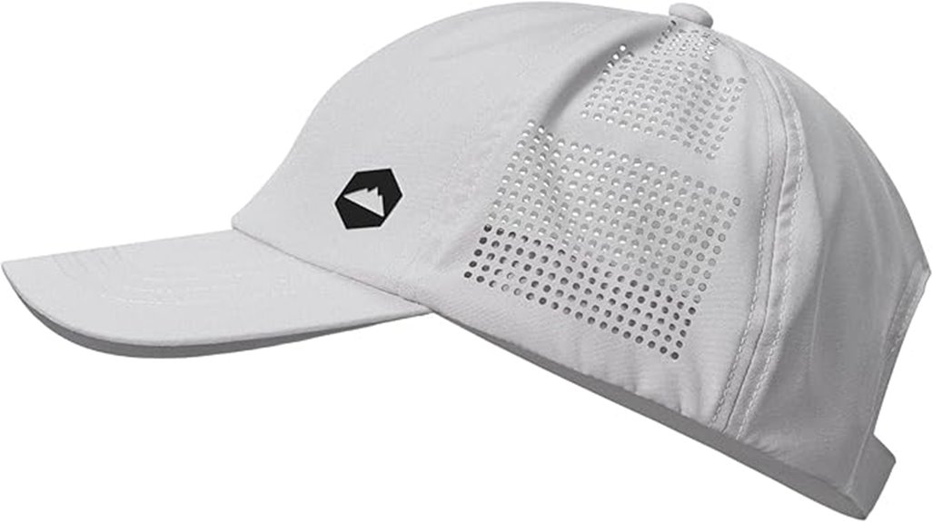 lightweight sweat wicking athletic cap