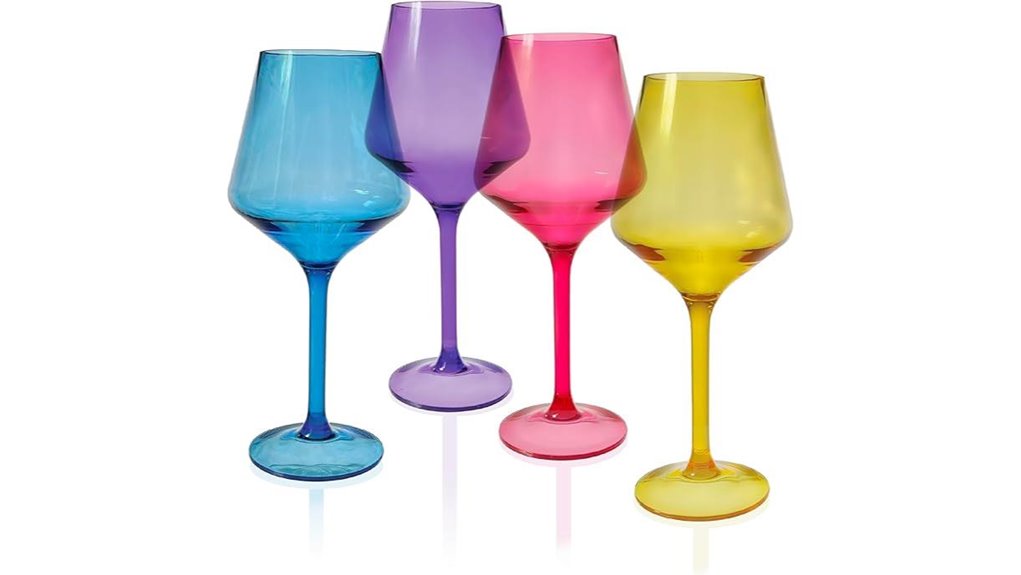 lily s acrylic stemmed glasses