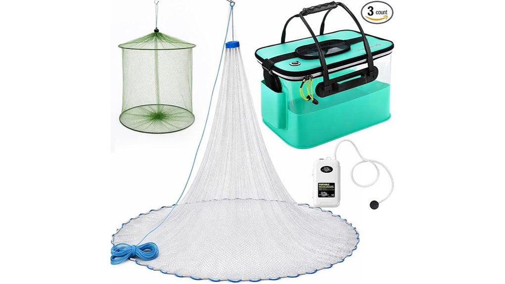 live bait aerator castnet