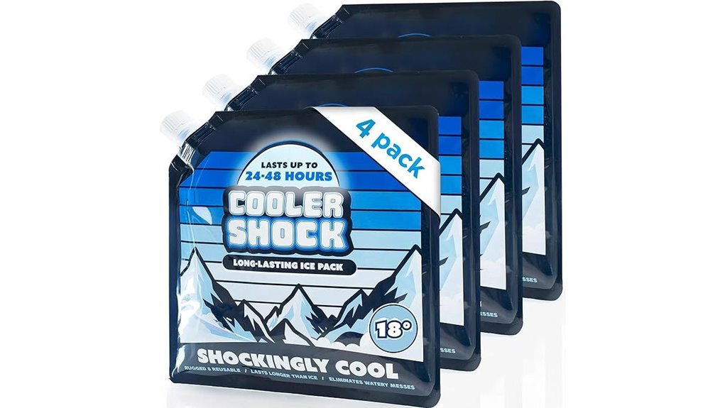 long lasting freezer ready ice packs