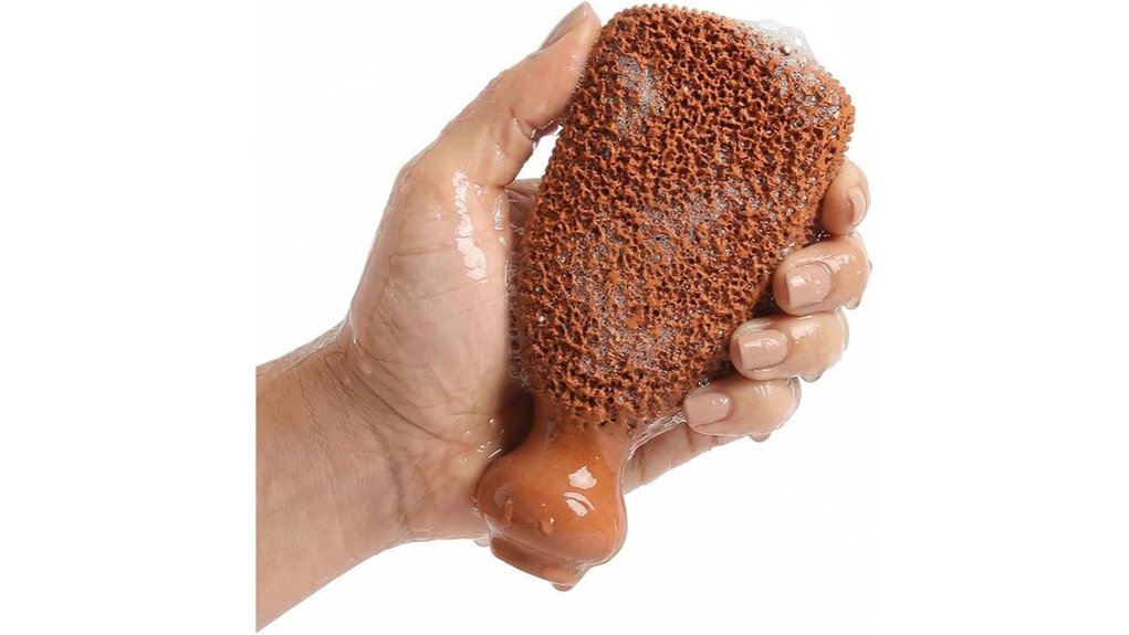 long lasting terra cotta pumice scrubber