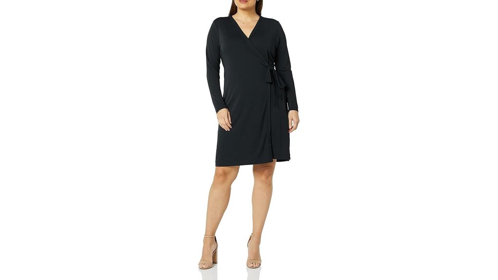 long sleeve v wrap