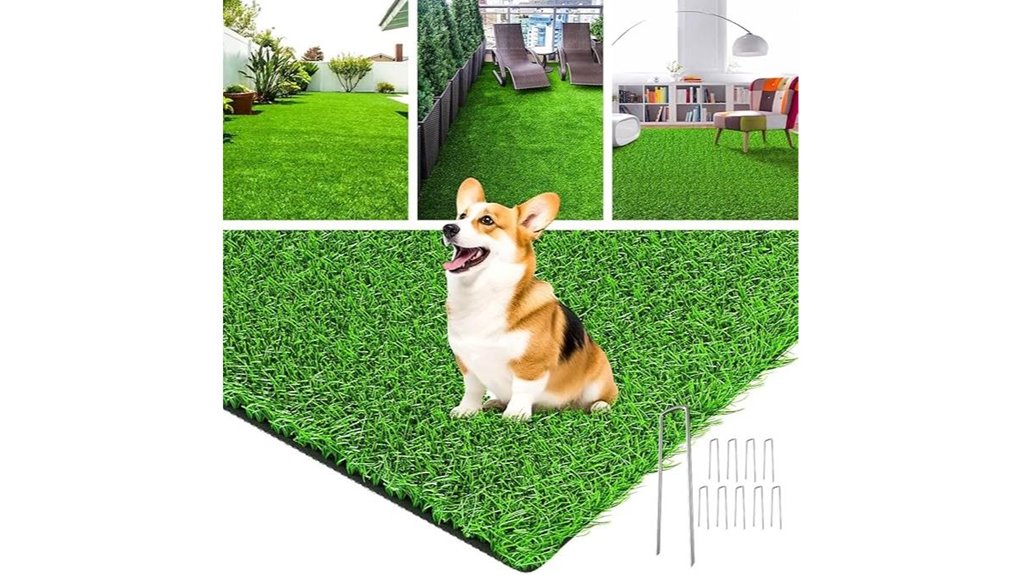 loobani realistic grass rug