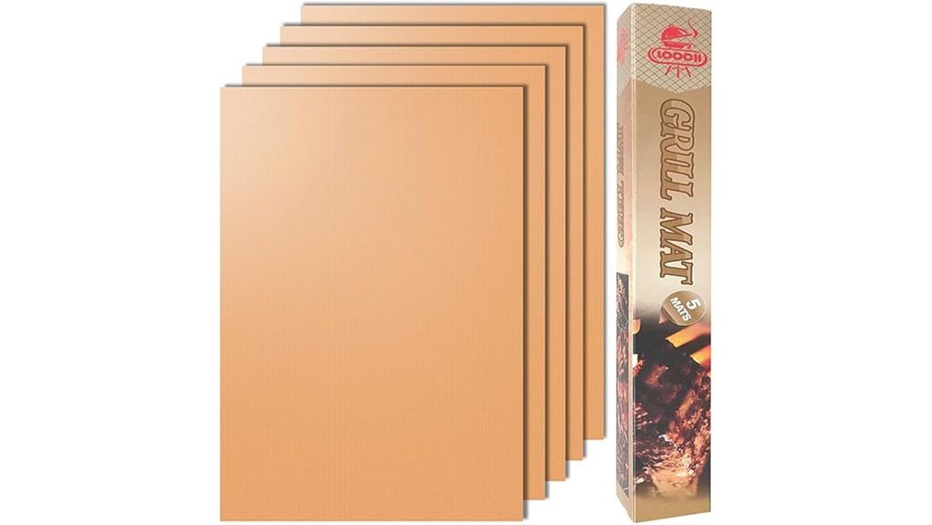 looch copper grill mats