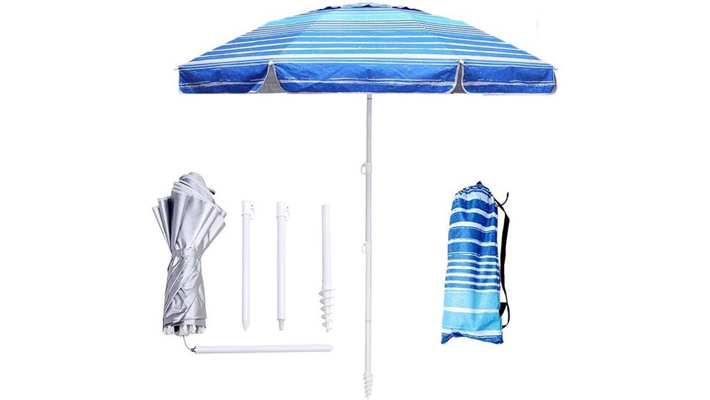lottafun wind resistant uv 50 umbrella