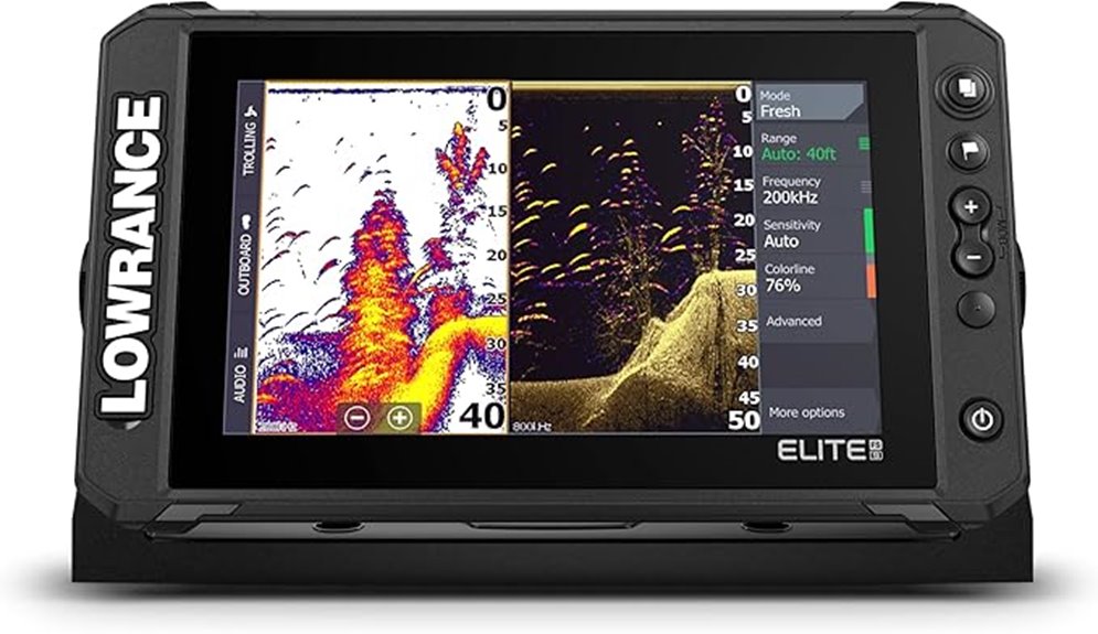 lowrance elite fs fishfinder