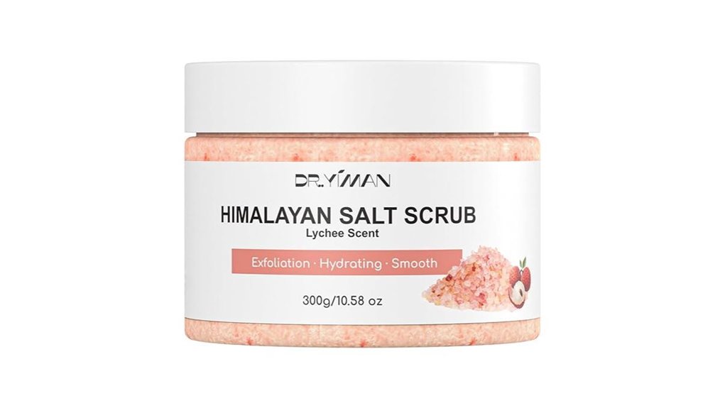 lychee himalayan salt scrub