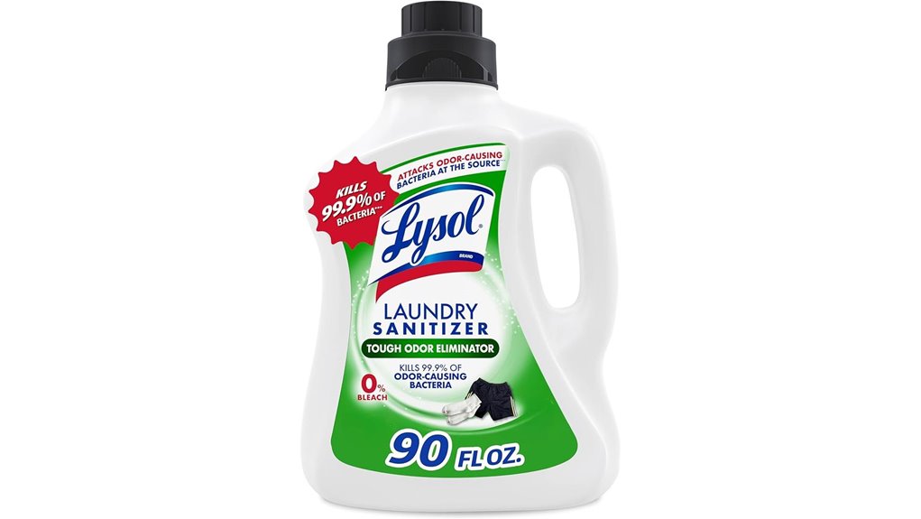 lysol odor removing laundry sanitizer