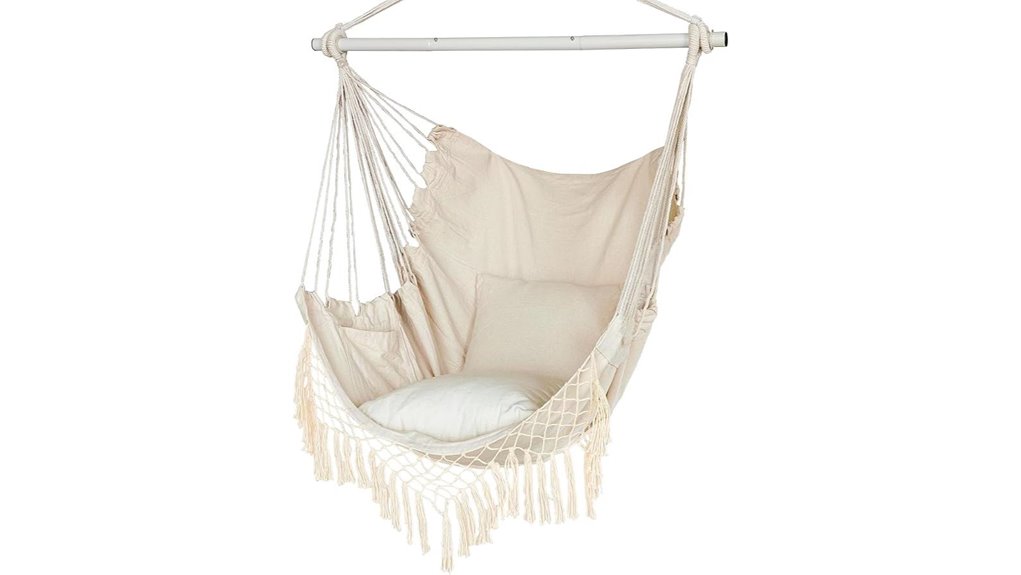 macrame hammock chair cushions