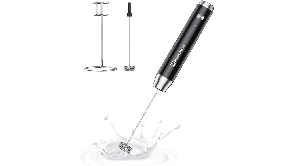 maestri milk frother stand