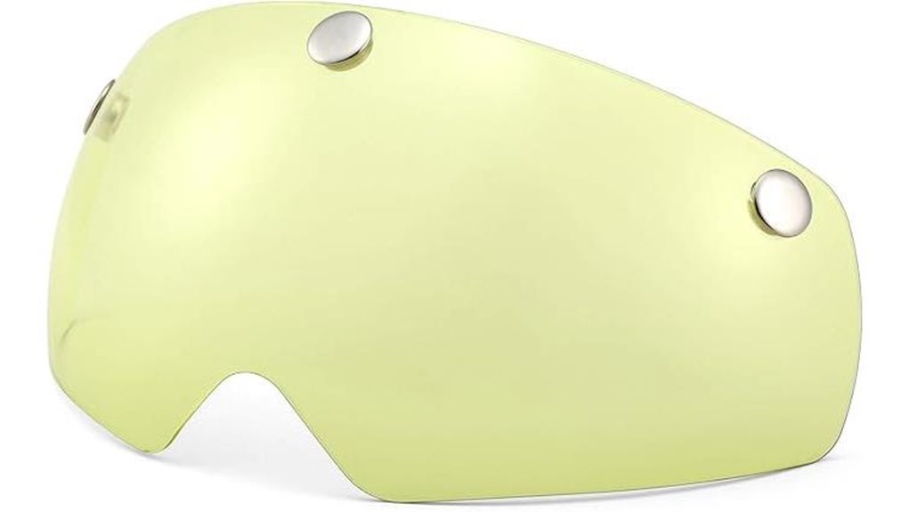 magnetic detachable bike visor