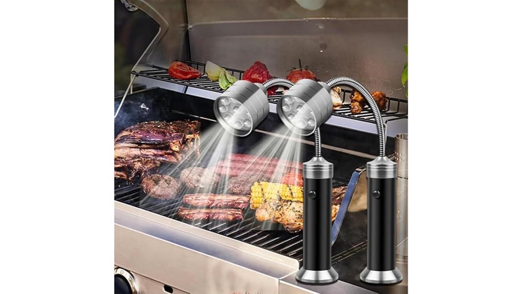 magnetic rechargeable grill lights