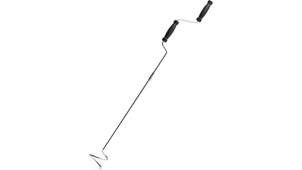 manual stainless compost mixer