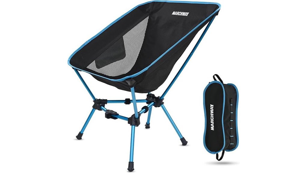 marchway lightweight blue chair