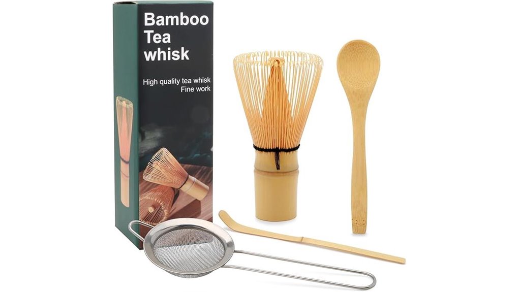 maredash bamboo matcha whisk set